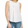 Lilla P Smocked Stripe Tank Women