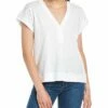 Lilla P Boxy V-Neck Henley Women