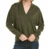 Lilla P Split Collar Dolman Top Women