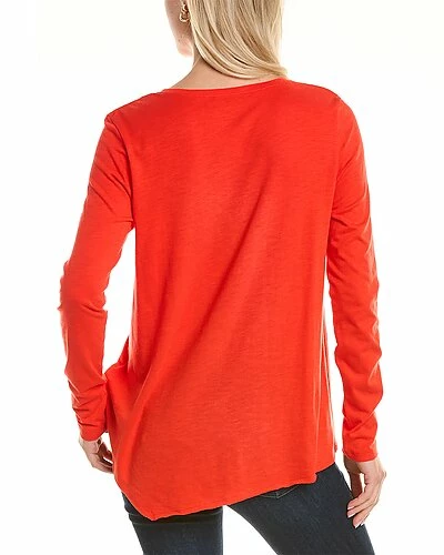 Lilla P Asymmetrical Hem T-Shirt Women - Image 2