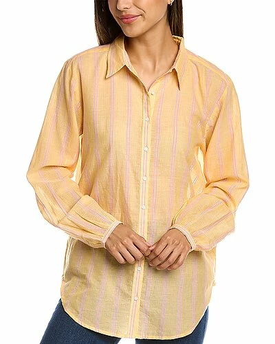 Lilla P Boyfriend Button Down Shirt Women