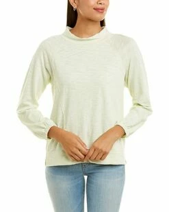 Lilla P Seamed Mock Neck Sweatshirt Women