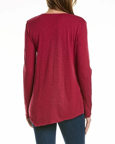 Lilla P Asymmetrical Hem T-Shirt Women - Image 2