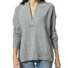 Lilla P Shawl Collar Tunic Sweater Women