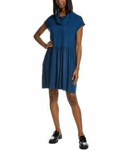 Lilla P Cowl Neck Mini Dress Women