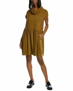 Lilla P Cowl Neck Mini Dress Women