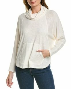 Lilla P Oversized Cowl Neck Top Women