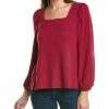 Lilla P Full Sleeve Square Neck Top Women