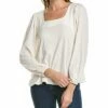 Lilla P Full Sleeve Square Neck Top Women