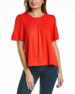 Lilla P Shirred T-Shirt Women