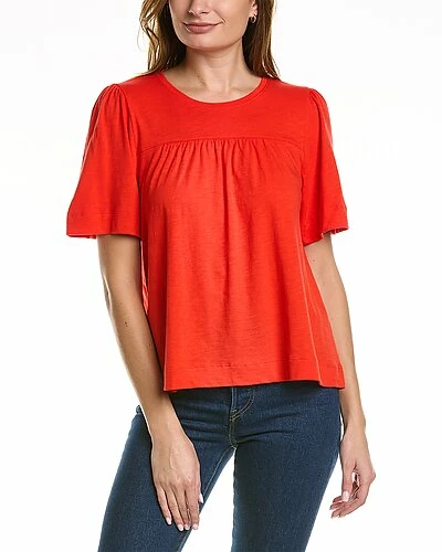 Lilla P Shirred T-Shirt Women