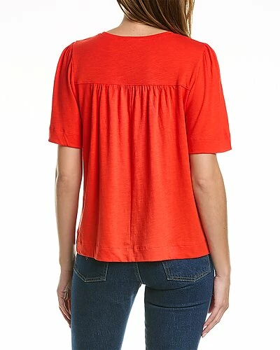 Lilla P Shirred T-Shirt Women - Image 2