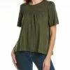 Lilla P Shirred T-Shirt Women