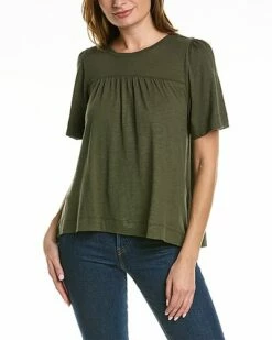 Lilla P Shirred T-Shirt Women