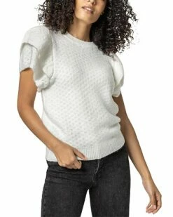 Lilla P Ruffle Shell Sweater Women