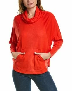 Lilla P Oversized Cowl Neck Top Women