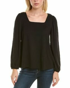 Lilla P Full Sleeve Square Neck Top Women