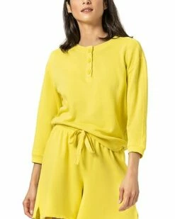 Lilla P 3/4-Sleeve Henley Women