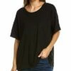 Lilla P High-Low Elbow-Sleeve T-Shirt Women