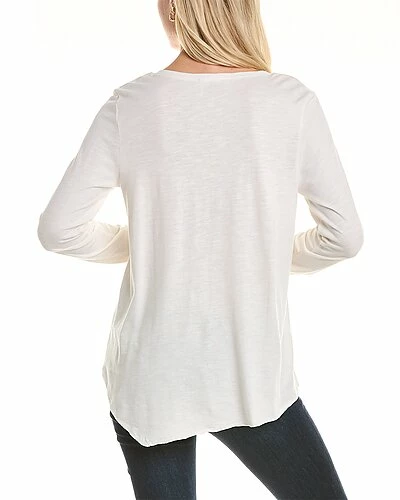 Lilla P Asymmetrical Hem T-Shirt Women - Image 2