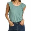 Lilla P Ruffle Sleeve Raglan T-Shirt Women