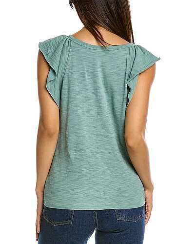 Lilla P Ruffle Sleeve Raglan T-Shirt Women - Image 2