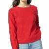 Lilla P Full Sleeve Button Raglan Top Women