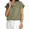 Lilla P Boxy Button Down Shirt Women