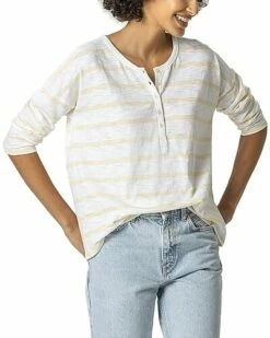 Lilla P Drop Shoulder Henley Women