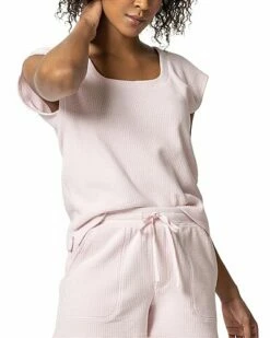 Lilla P Square Neck Boxy Top Women