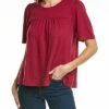 Lilla P Shirred T-Shirt Women