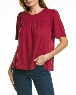 Lilla P Shirred T-Shirt Women