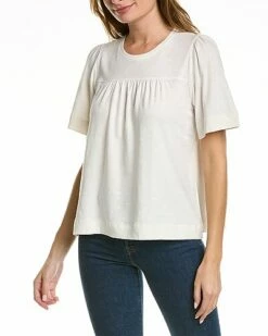 Lilla P Shirred T-Shirt Women