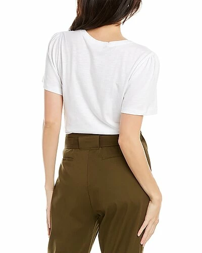 Lilla P Rib Trim V-Neck T-Shirt Women - Image 2