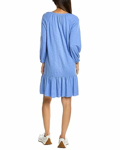 Lilla P 3/4-Sleeve Shirred Raglan Dress Women - Image 2
